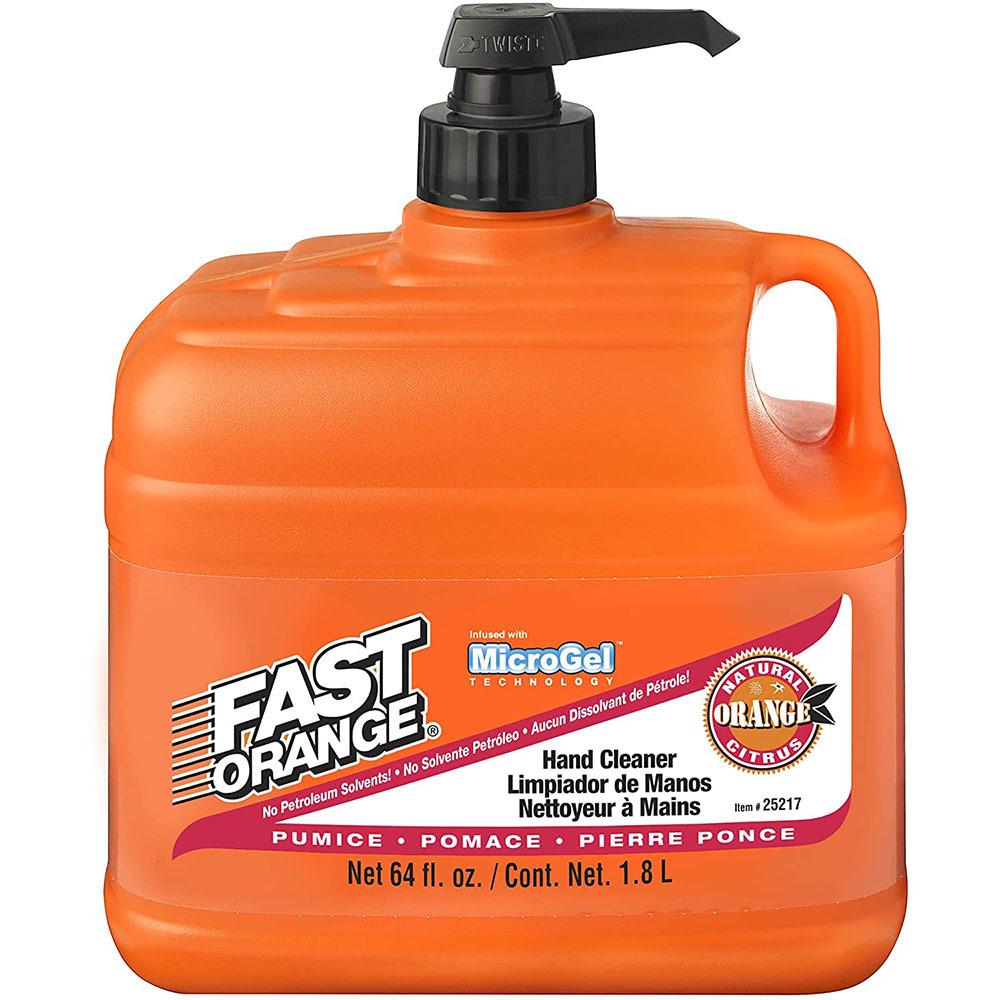 Cleaning and Care | Permatex Fast Orange Fine Pumice Lotion Hand Cleaner, 1/2 gallon withpump