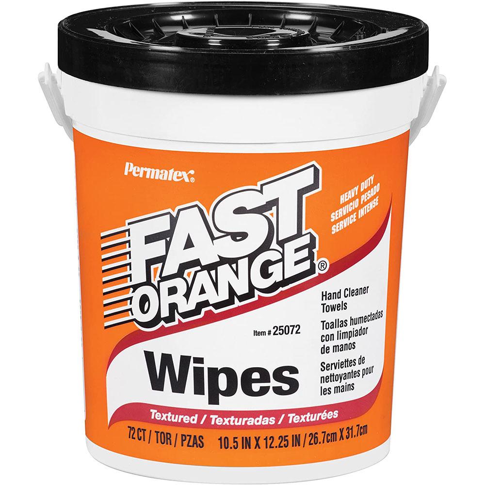 Cleaning and Care | PERMATEX FAST ORANGE WIPES 72 CT