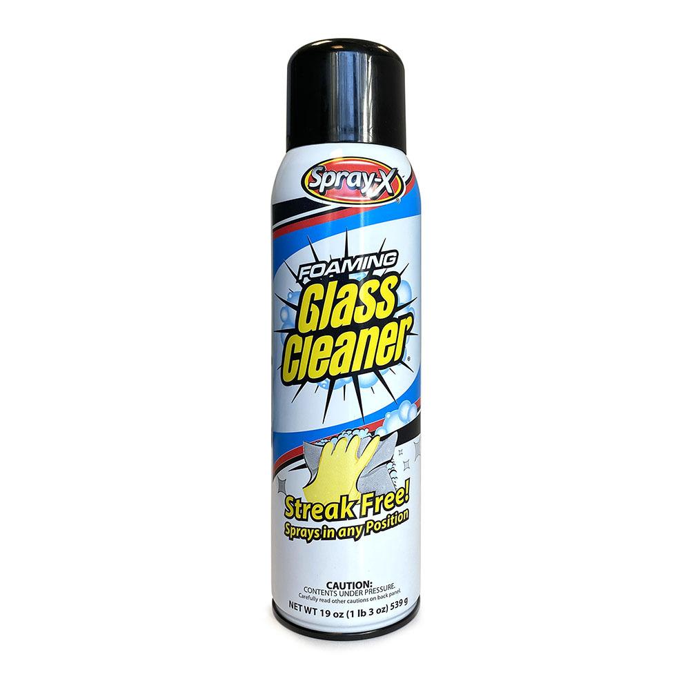 Cleaning and Care | Spray X Foaming Glass Cleaner 19 oz aerosol – 6 Pack