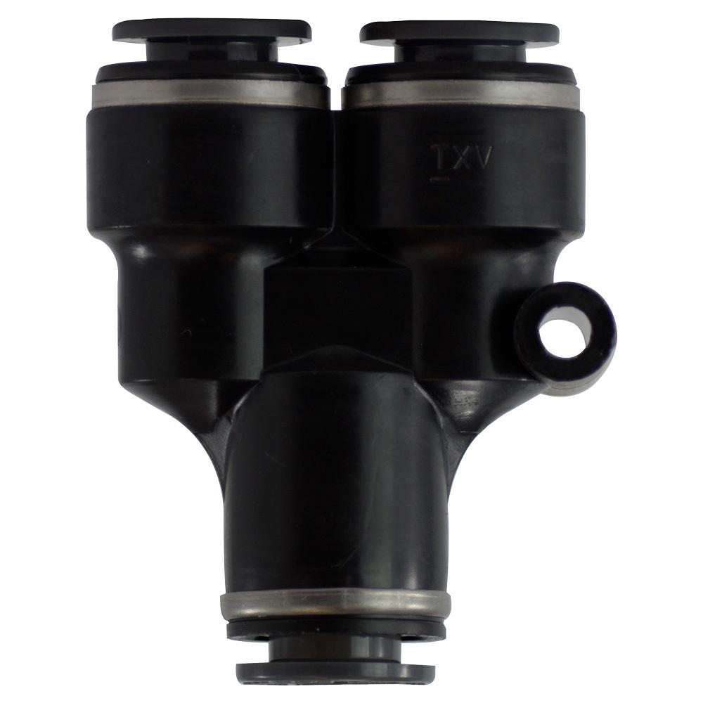 Composite Fittings | 1/4 X 3/8 PUSH-IN Y COMPOSITE – 5 Pack