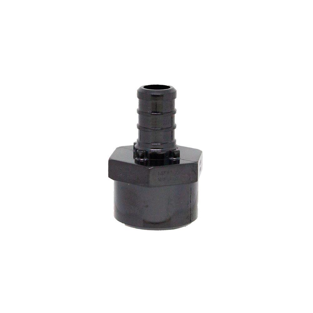 Composite Fittings | Black 1/2" x 1/2" Pex Female NPSM Adapter – 10 Pack