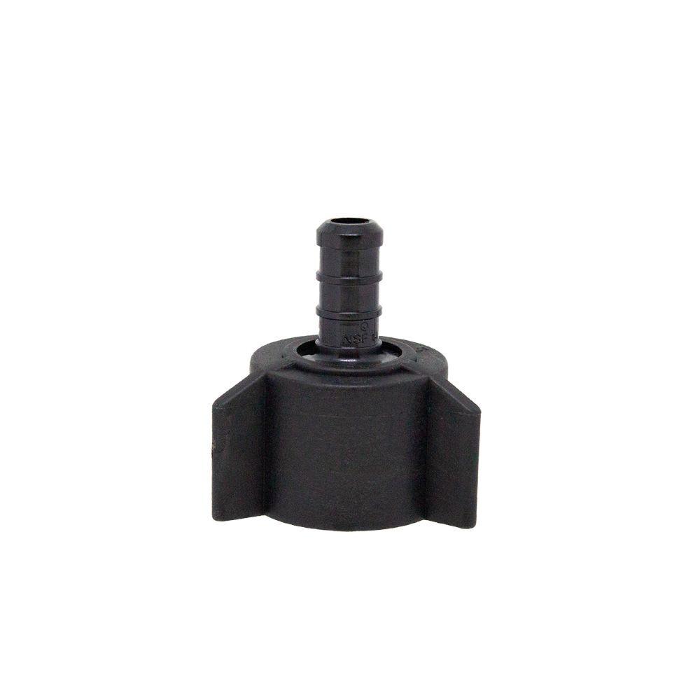 Composite Fittings | Black 3/8" x 1/2" Pex Female NPSM Adapter – 10 Pack