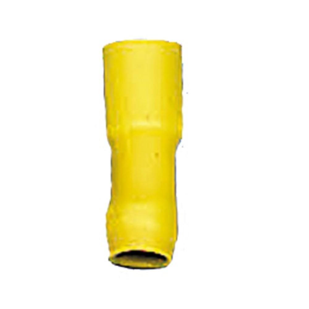 Connectors | Female Bullet Connector Fully-Insulated Yellow – 50 Pack