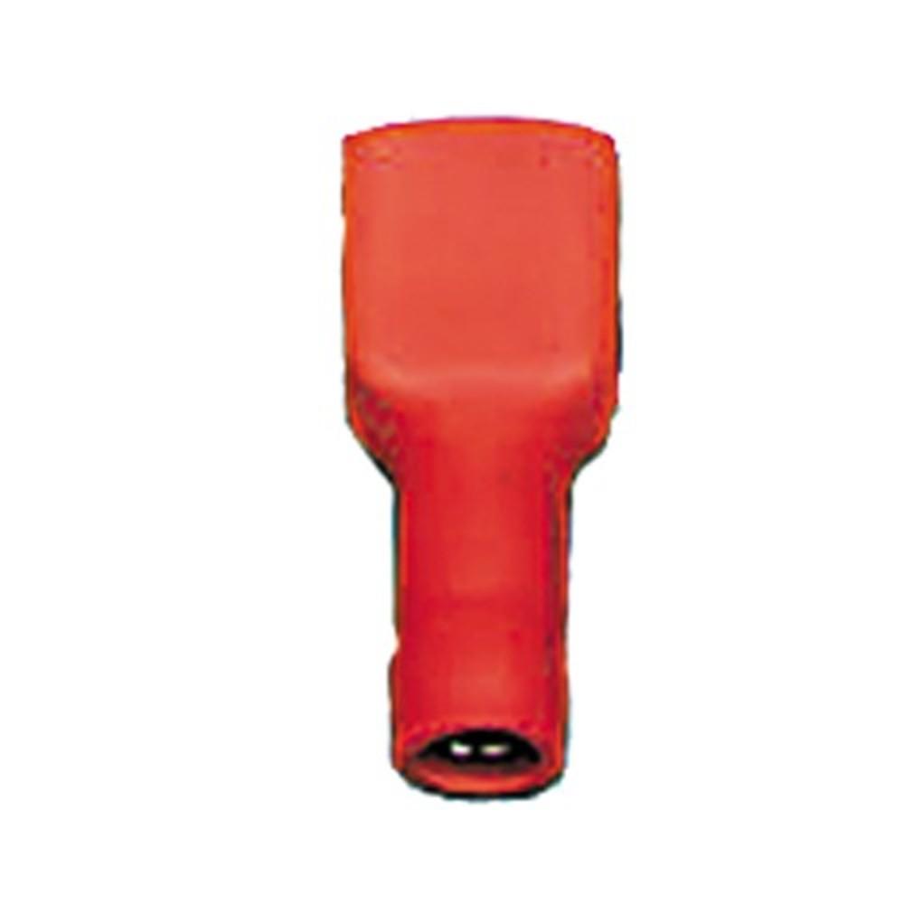 Connectors | Female Spade Red Fully-Insulated – 50 Pack