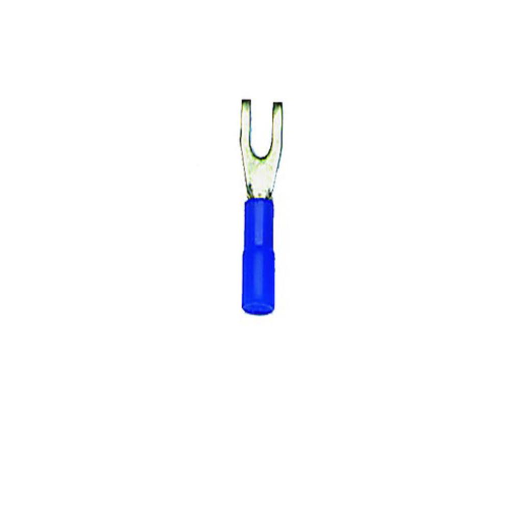 Connectors | Fork Connector Blue 4MM – 50 Pack