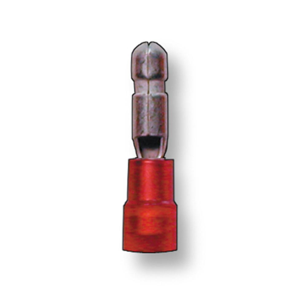 Connectors | Red Male Nylon Bullet Connector – 60 Pack