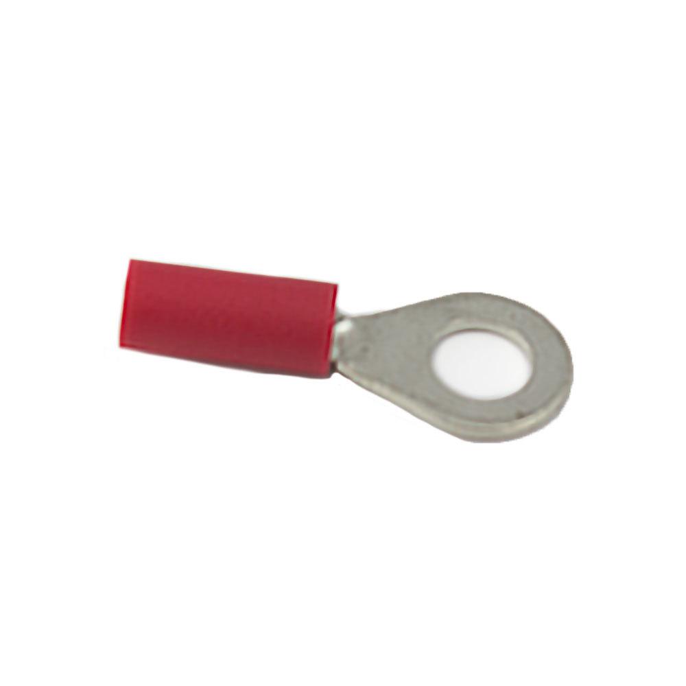 Connectors | Ring Terminal 3MM Red Gauge 22-18 – 50 Pack