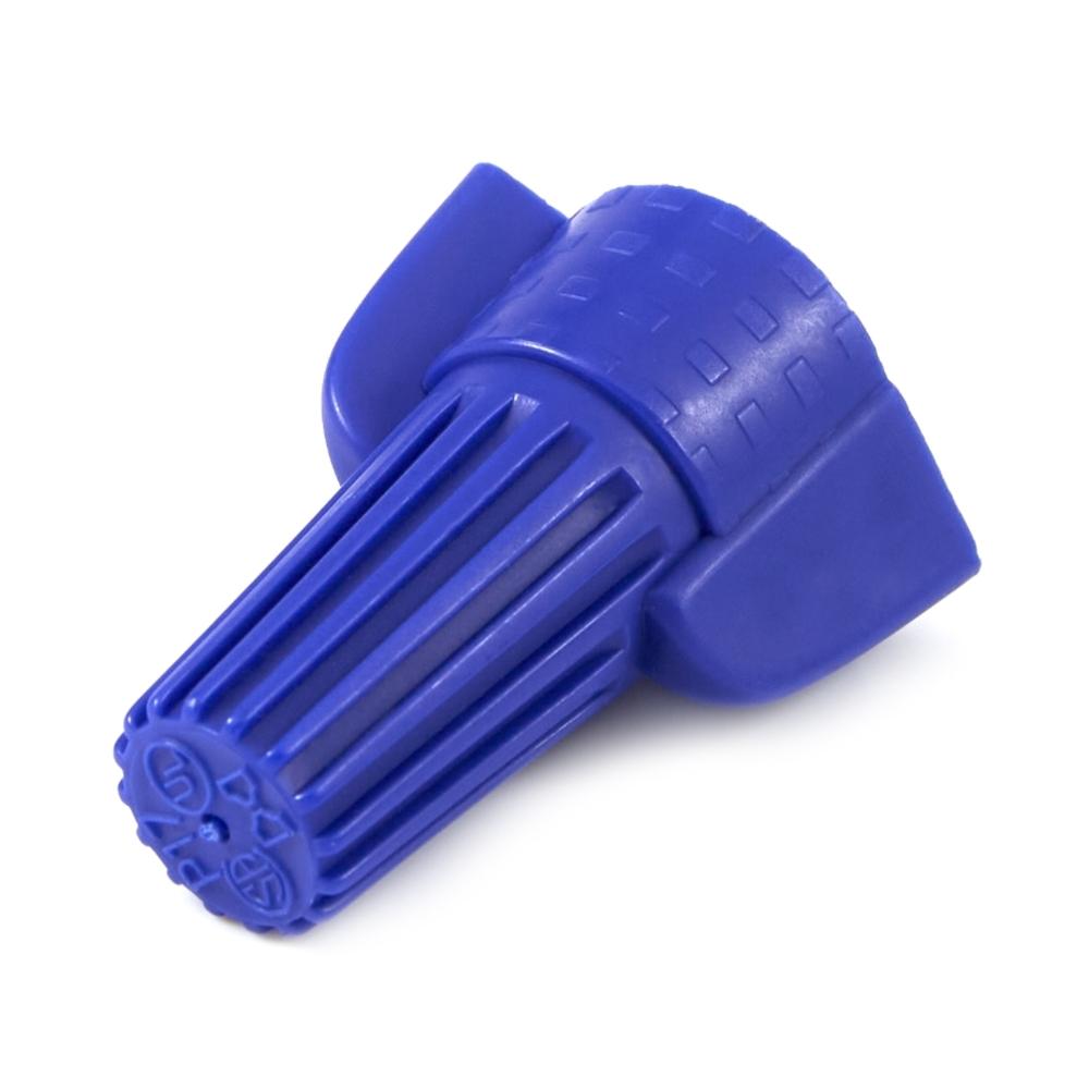 Connectors | Wing Lock Wire Connector, 14-6 Ga., Blue – 50 Pack