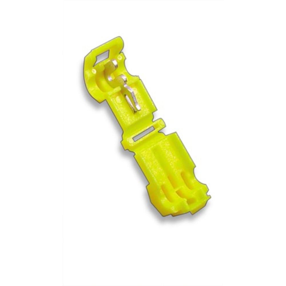 Connectors | Yellow Tee Tap Connector – 25 Pack