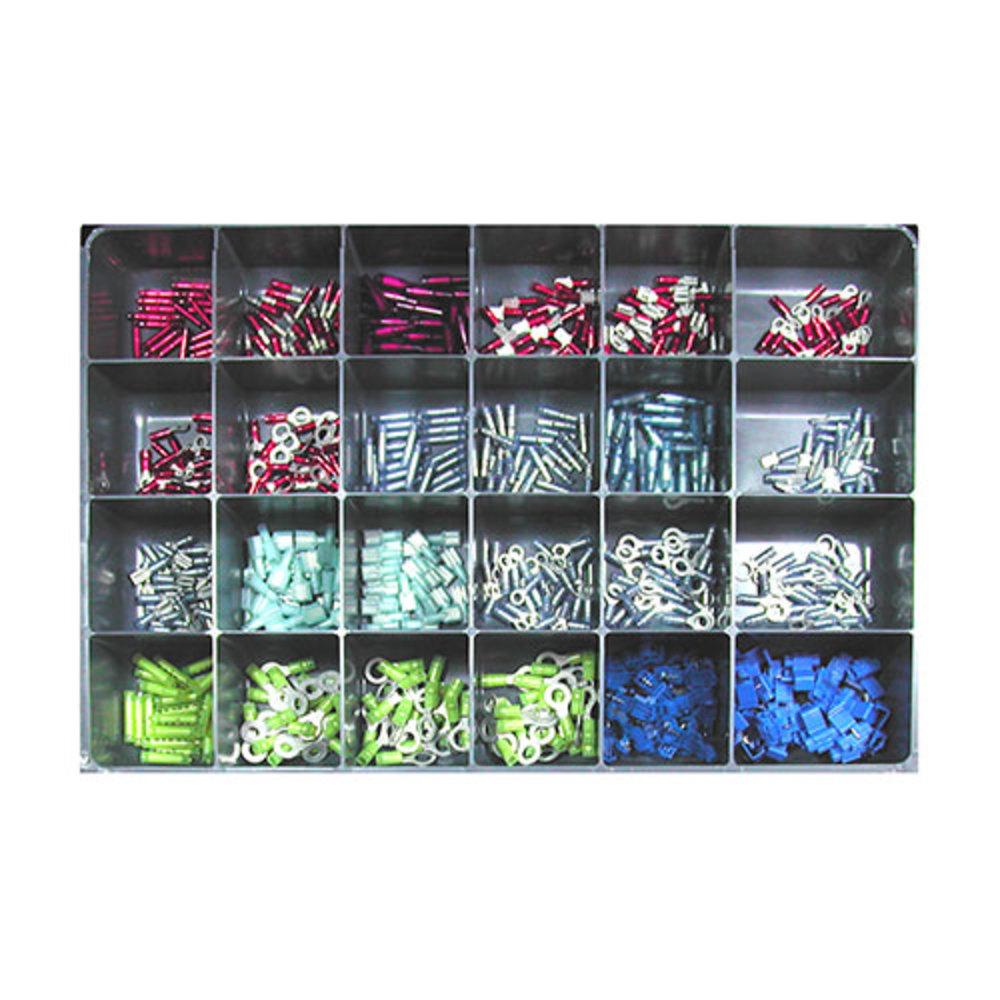 Electrical | Master Nylon Electrical Connector Assortment 680 Pcs