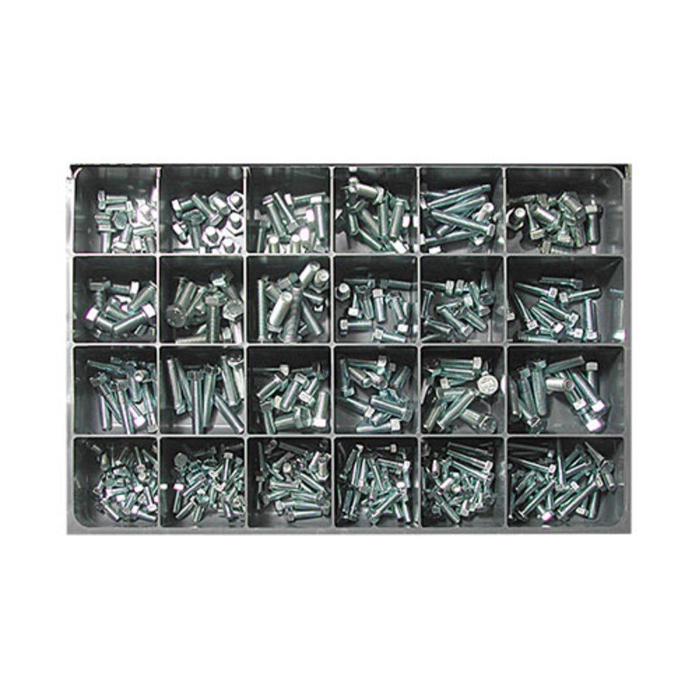 Fasteners | "Euro, ISO Metric Hex Bolts Assortment 330 Pcs"