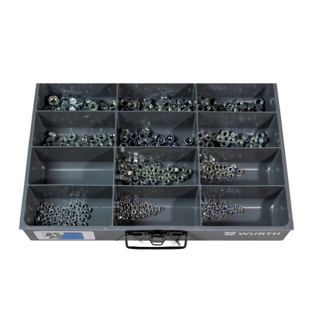 Fasteners | Nylon Lock Nut Assortment 400 Pcs