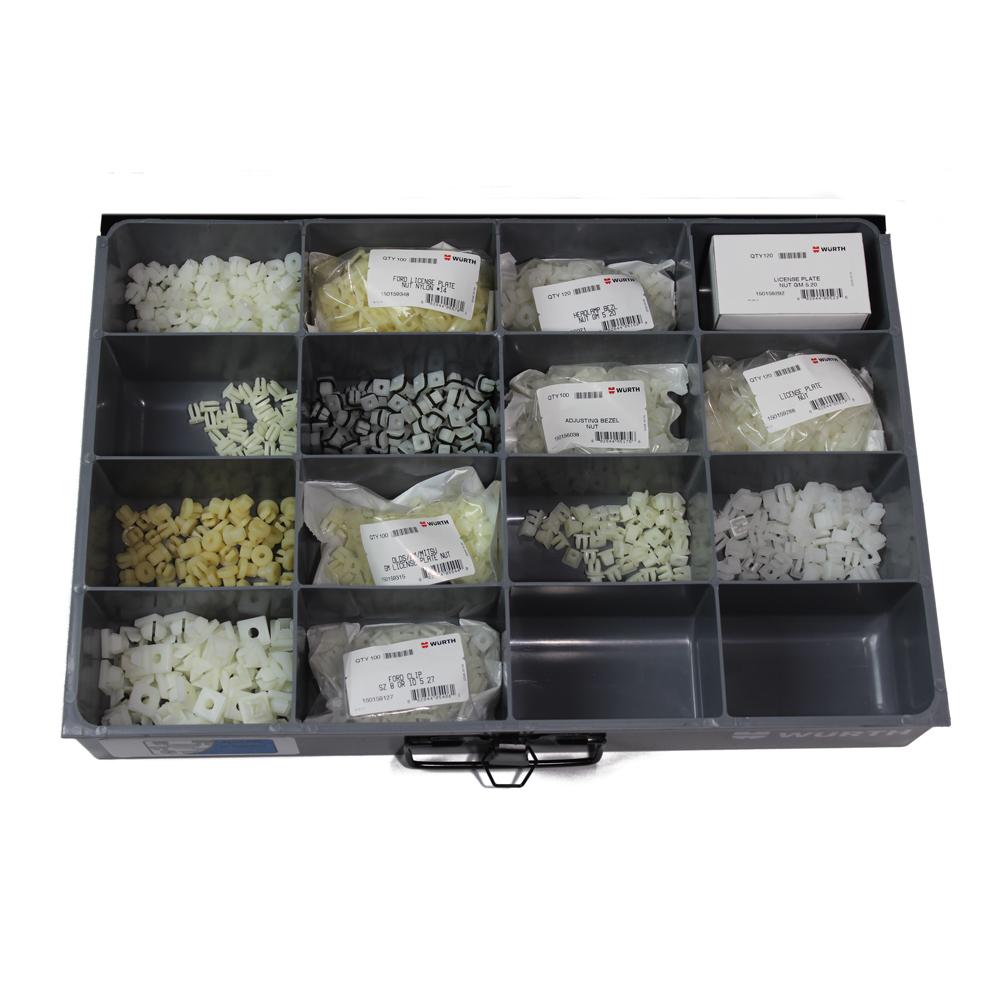 Fasteners | Nylon Nut Assortment 1,050 Pieces