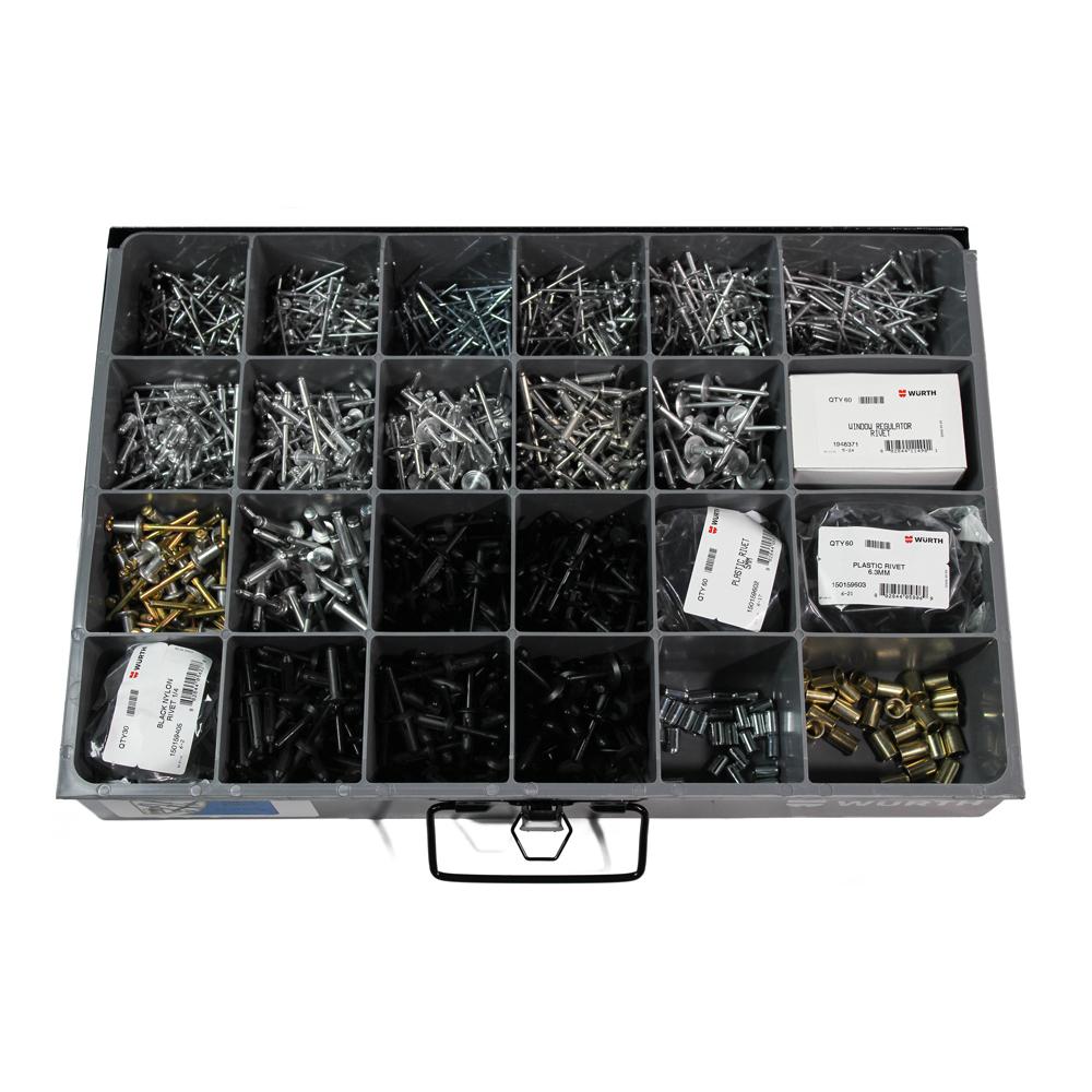 Fasteners | Rivets & Nutserts Assortment 1540 Pcs