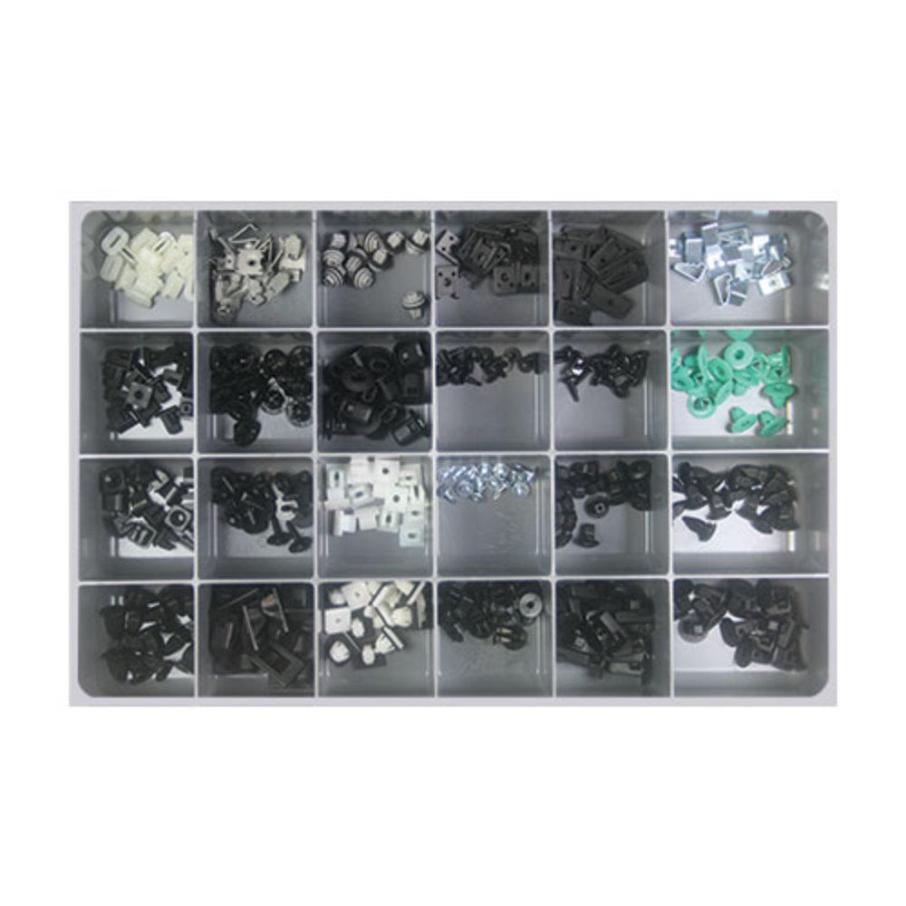 Fasteners | Screw And U-Nuts For A & B Clips Assortment 350 Pcs