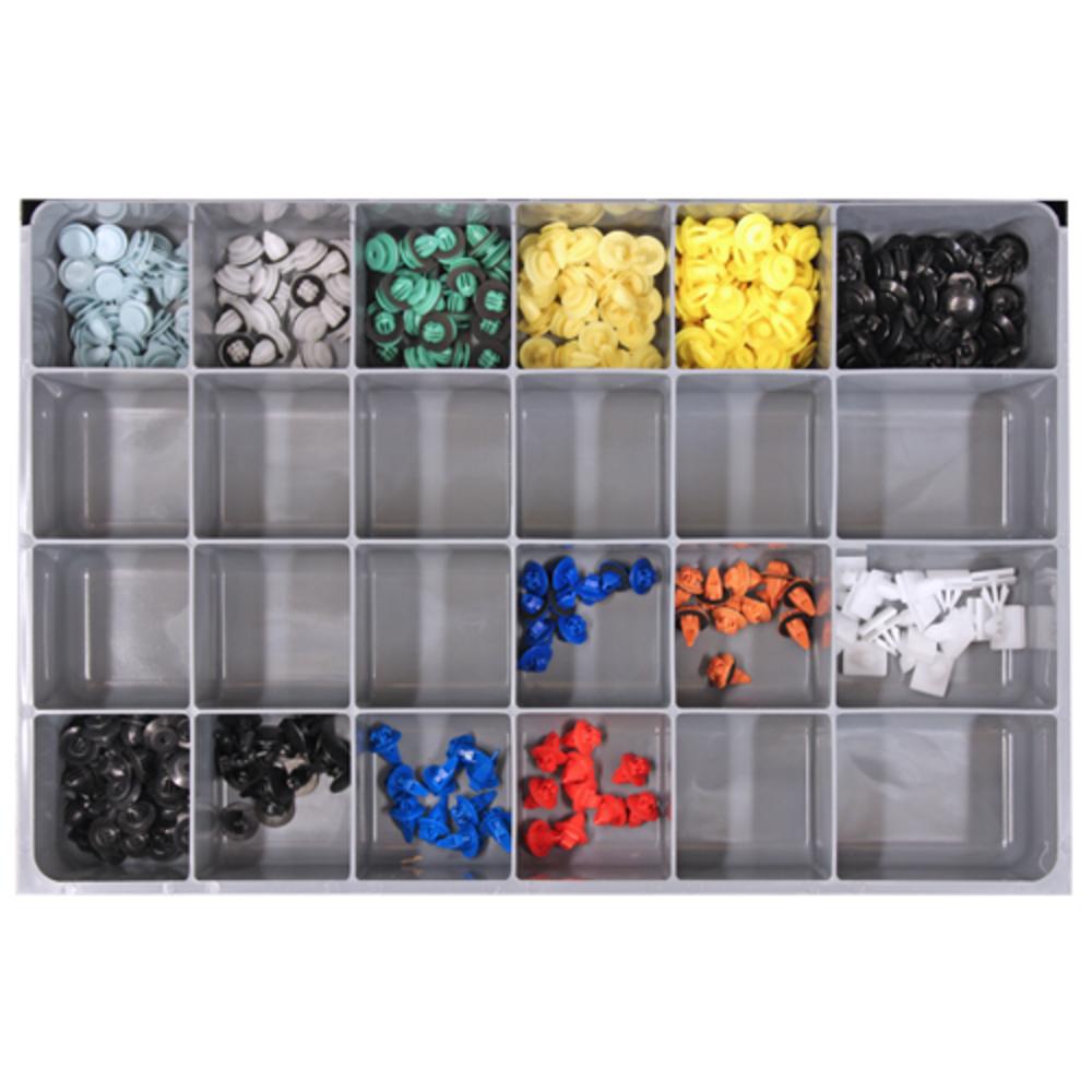 Fasteners | Trim Panel Rocker Mould Ret Assortments 220pc