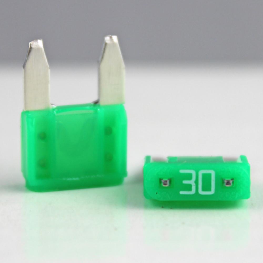 Fuses | Mini Fuse Green 30 Amp – 20 Pack