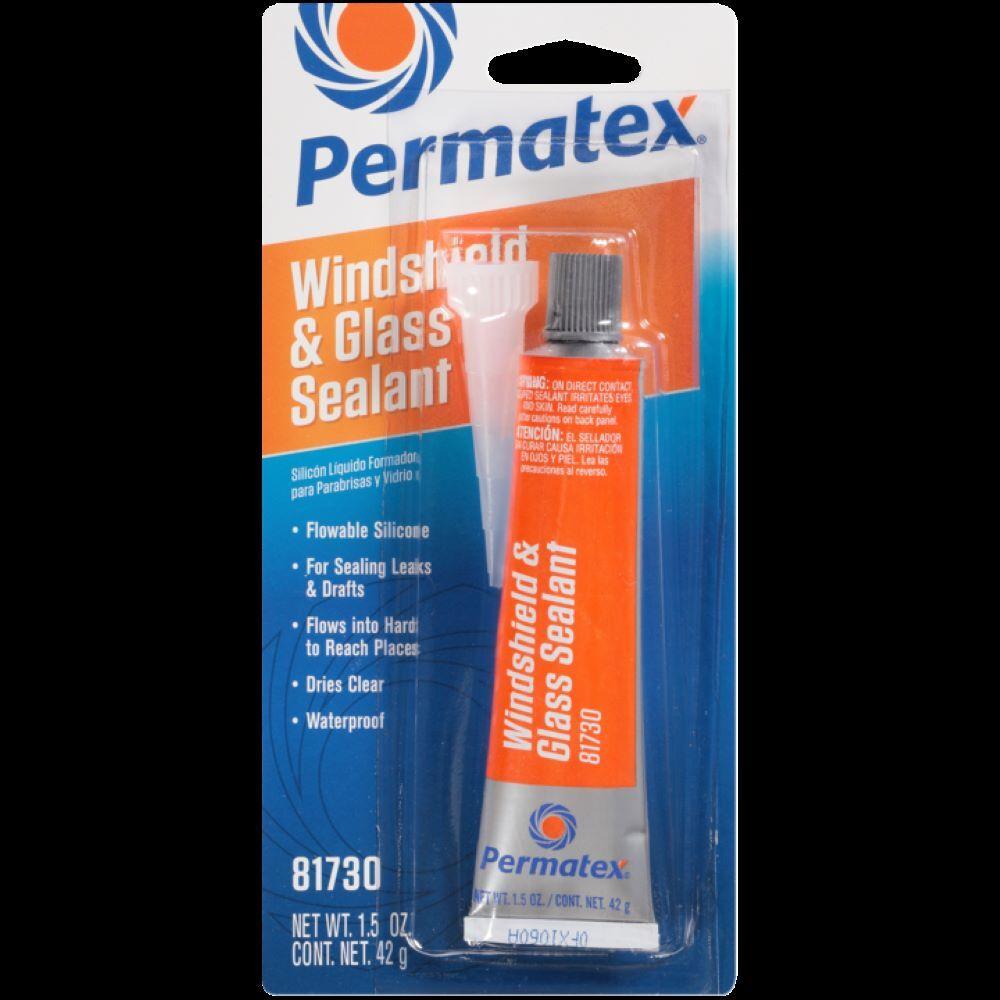 Gasketing Compounds | Permatex Flowable Silicone Windshield & Glass Sealer, 1.5 Oz – 3 Pack