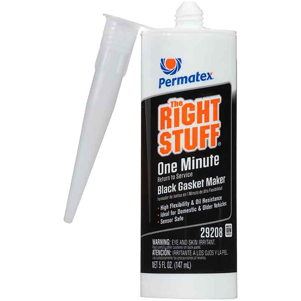 Gasketing Compounds | Permatex The Right Stuff Black 1 Minute Gasket Maker, 5oz