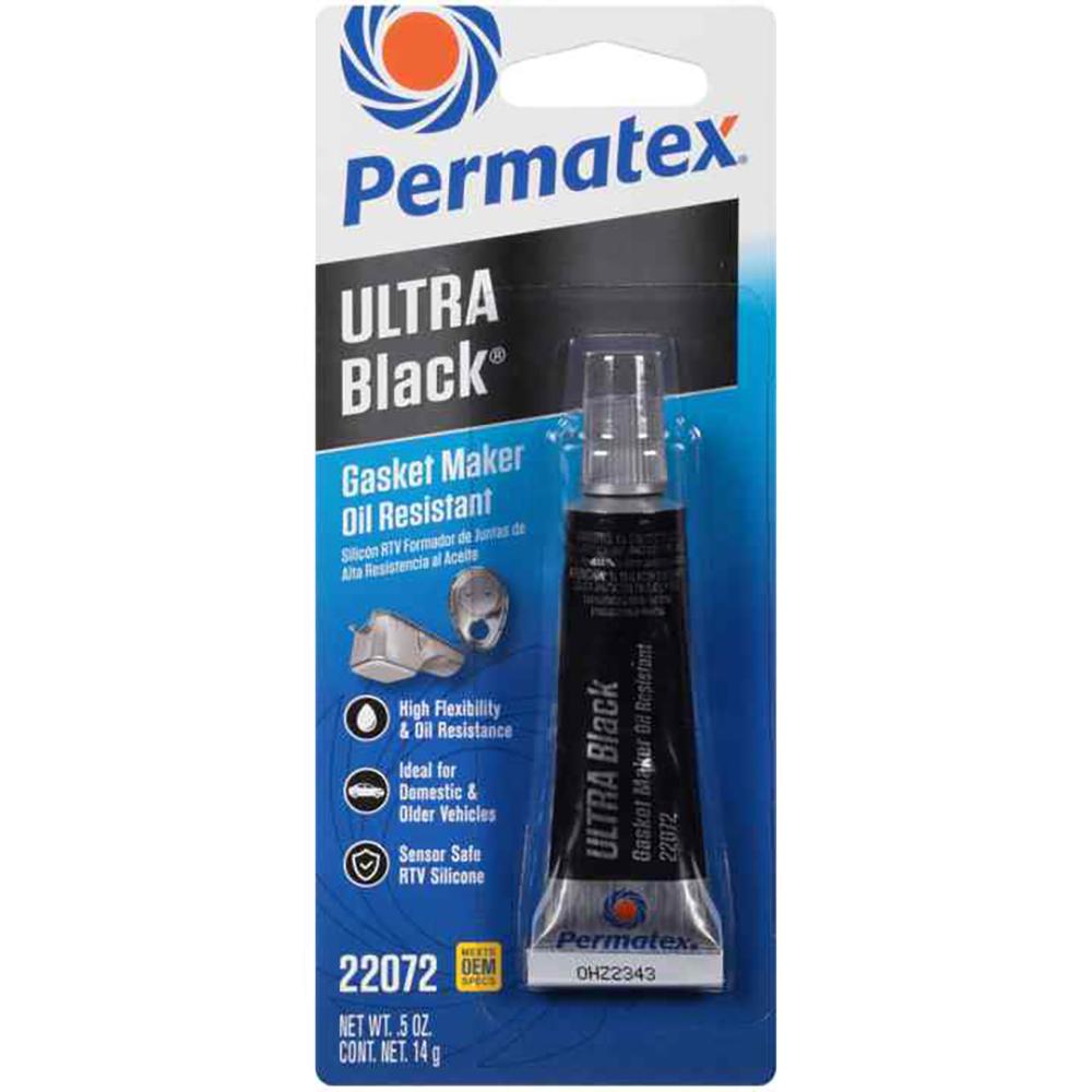 Gasketing Compounds | Permatex Ultra Black Maximum Oil Resistance RTV Silicone Gasket Maker0.5oz – 6 Pack