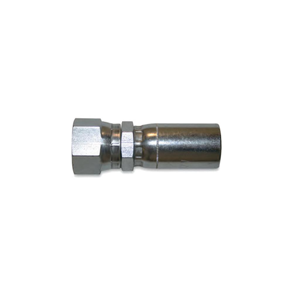 Hydraulic Fittings | Brass SAE 37-Degree Female Swivel – Hose End U – 1/2 Inch x 1/2 Inch