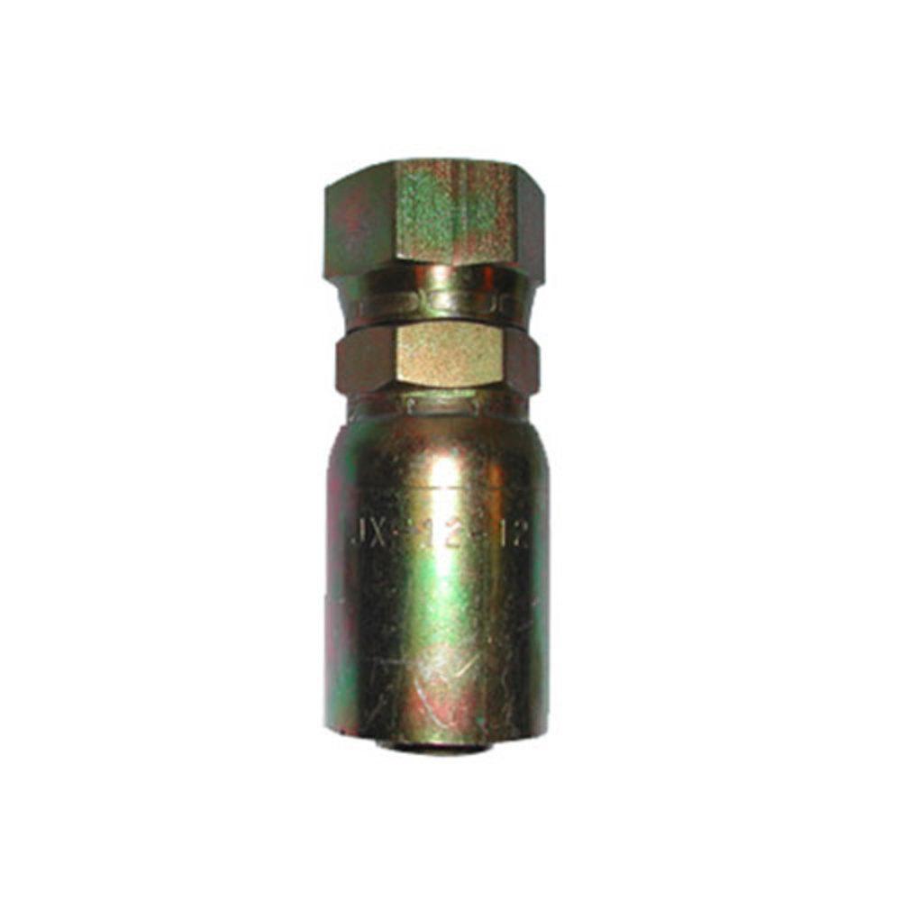 Hydraulic Fittings | Steel One Piece Crimp – Fitting Hose End – J18C 37-Degree Female