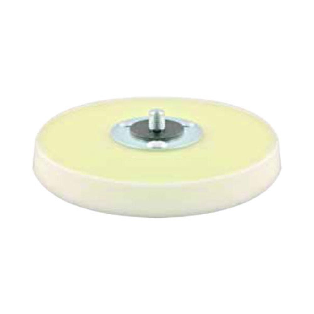 Mandrels & Holders | Backing Pad – Soft Riveted – Pressure Sensitive Adhesive (PSA) – 6 Inch- No Hole – 5/16-24 Inch Male Rivet – 10,000 RPM