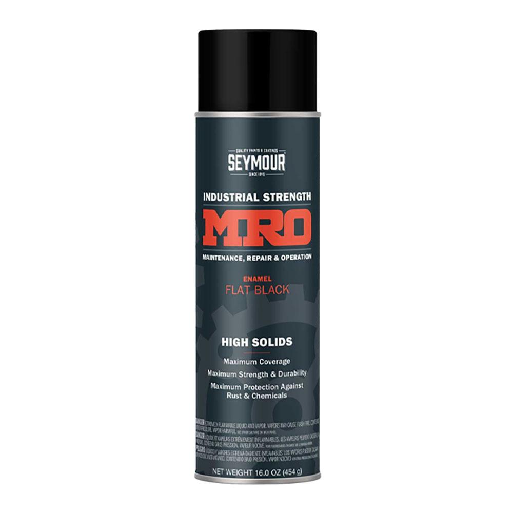 Paints | Seymour MRO Ind. High-Solid Flat Black 16oz – 3 Pack