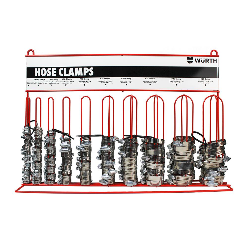 Service & Repair | Domestic Hose Clamp Rack 130 Pieces