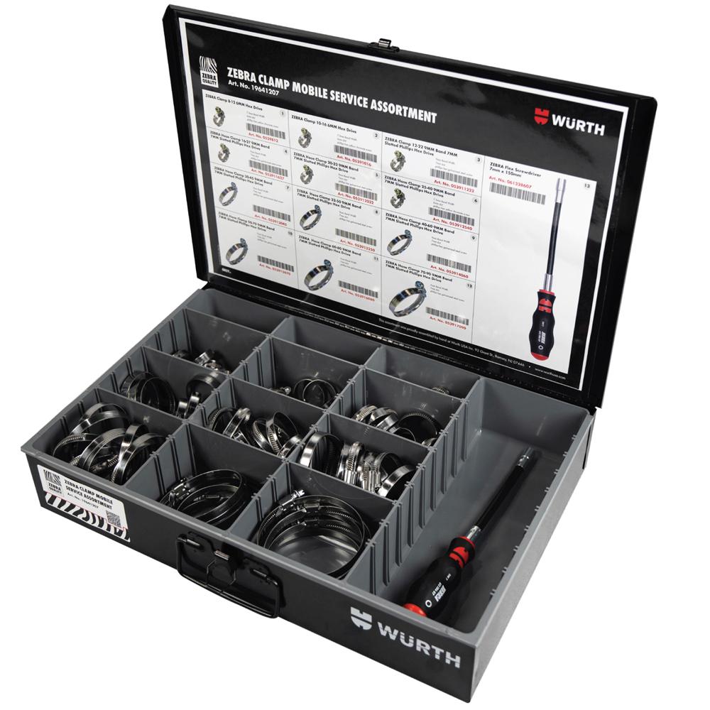 Service & Repair | ZEBRA Clamp Mobile Service Assortment 111pc