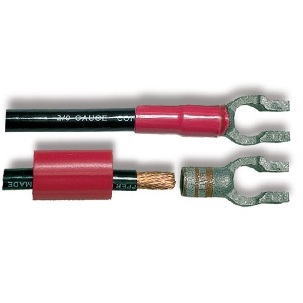 Shrink Tubing | Heat Shrink Tubing Polyolefin Red 8 Gauge -1.5 Inch – 10 Pack