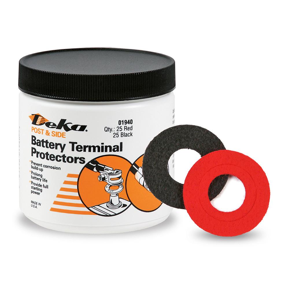 Specialty Electrical | Terminal Protectors Red and Black Top 50 pieces