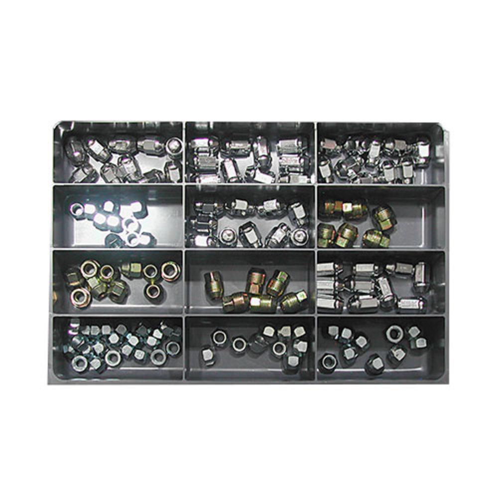 Tire Repair Products | Metric Lug Nut Assortment 120 Pcs