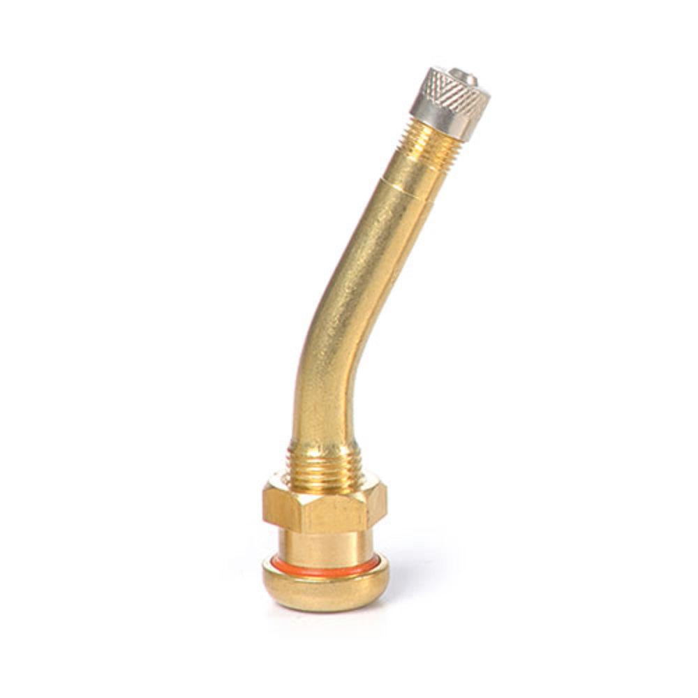 Tire Valve Stems & Caps | V3.20.5 BRASS METRIC VALVE 27DEG, 2-9/16 – 10 Pack