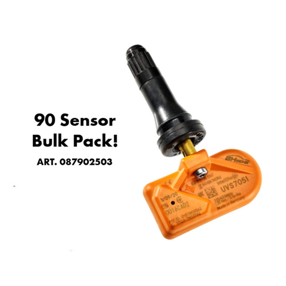 TPMS | 90 Pack Rubber Snap-In TPMS Sensors – "Open System"