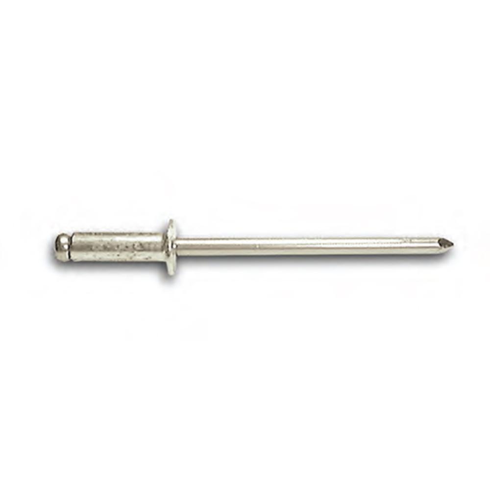 US Hardware | Blind Rivet 1/4 Diameter Aluminum Body/Aluminum Mandrel 1/2 Long – 100 Pack