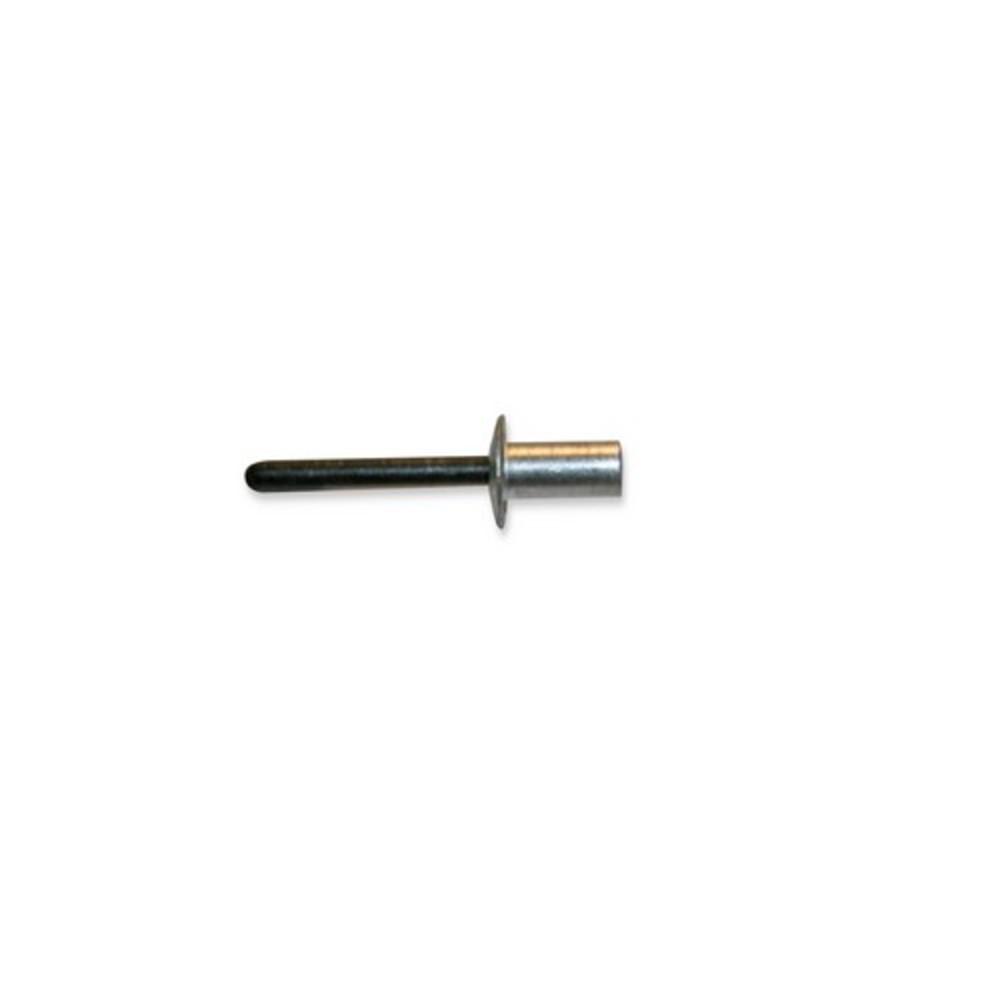 US Hardware | Button Head Blind Rivet Aluminum Body & Steel Mandrel 1/4 Diameter 7/8 Long – 100 Pack