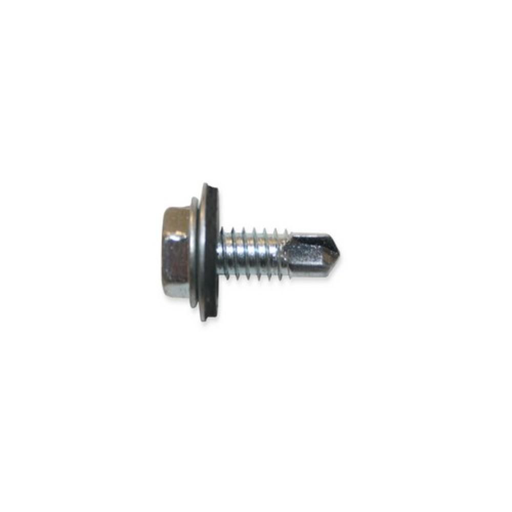 US Hardware | Hex Washer Head Self-Drilling TEKS Screw Zinc 10X11/4 – 100 Pack