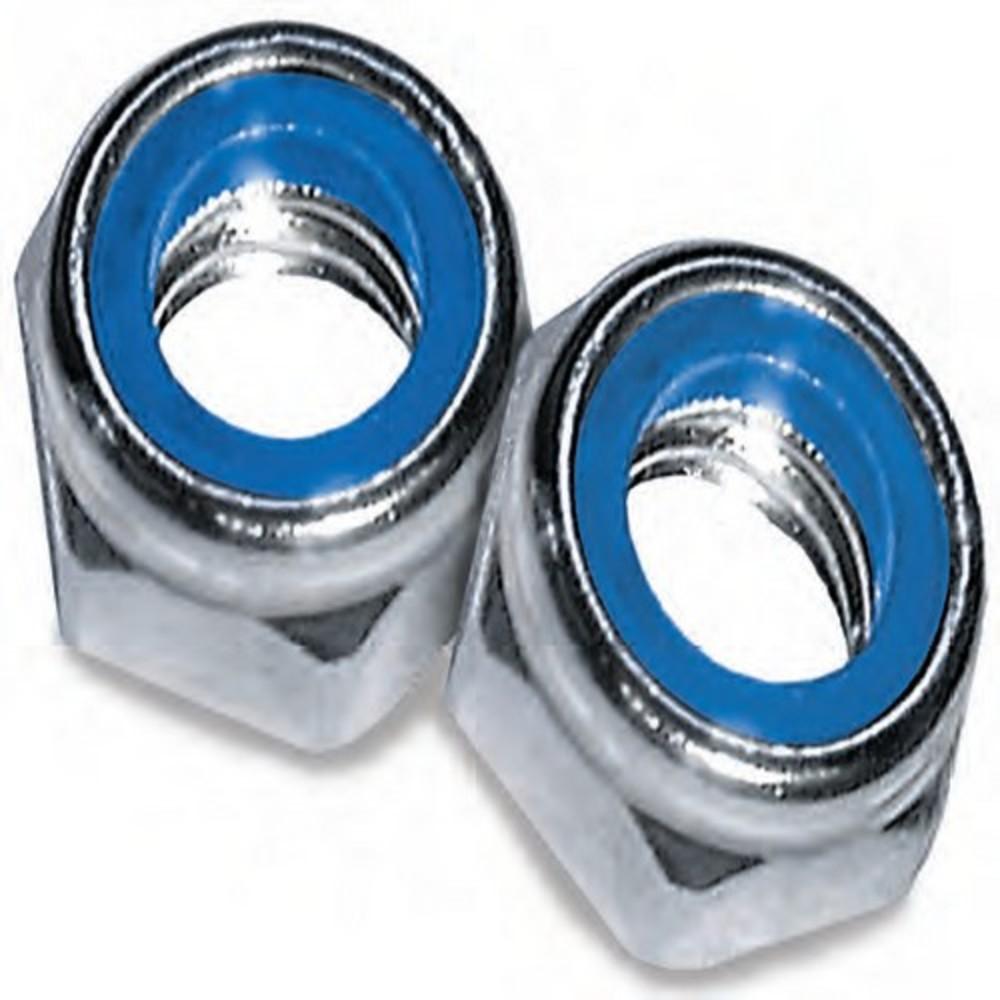 US Hardware | Nylock Thin Nylon Insert Lock Nut SAE 1/4 – 100 Pack