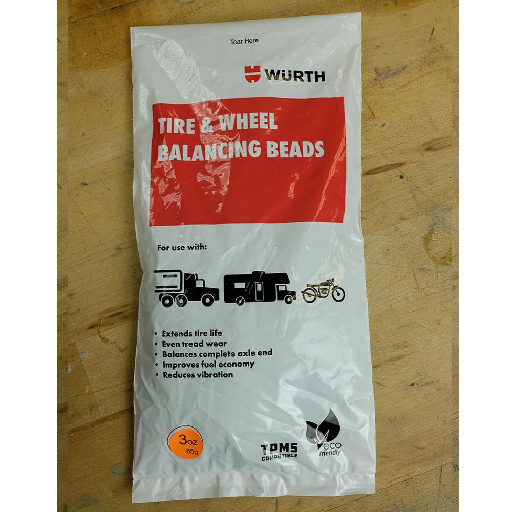 Wheel Weights | 3 Ounce Tire and Wheel Balancing Beads (Quantity 4 = 1 Bag of Four 3Ounce Pouches) – 8 Pack