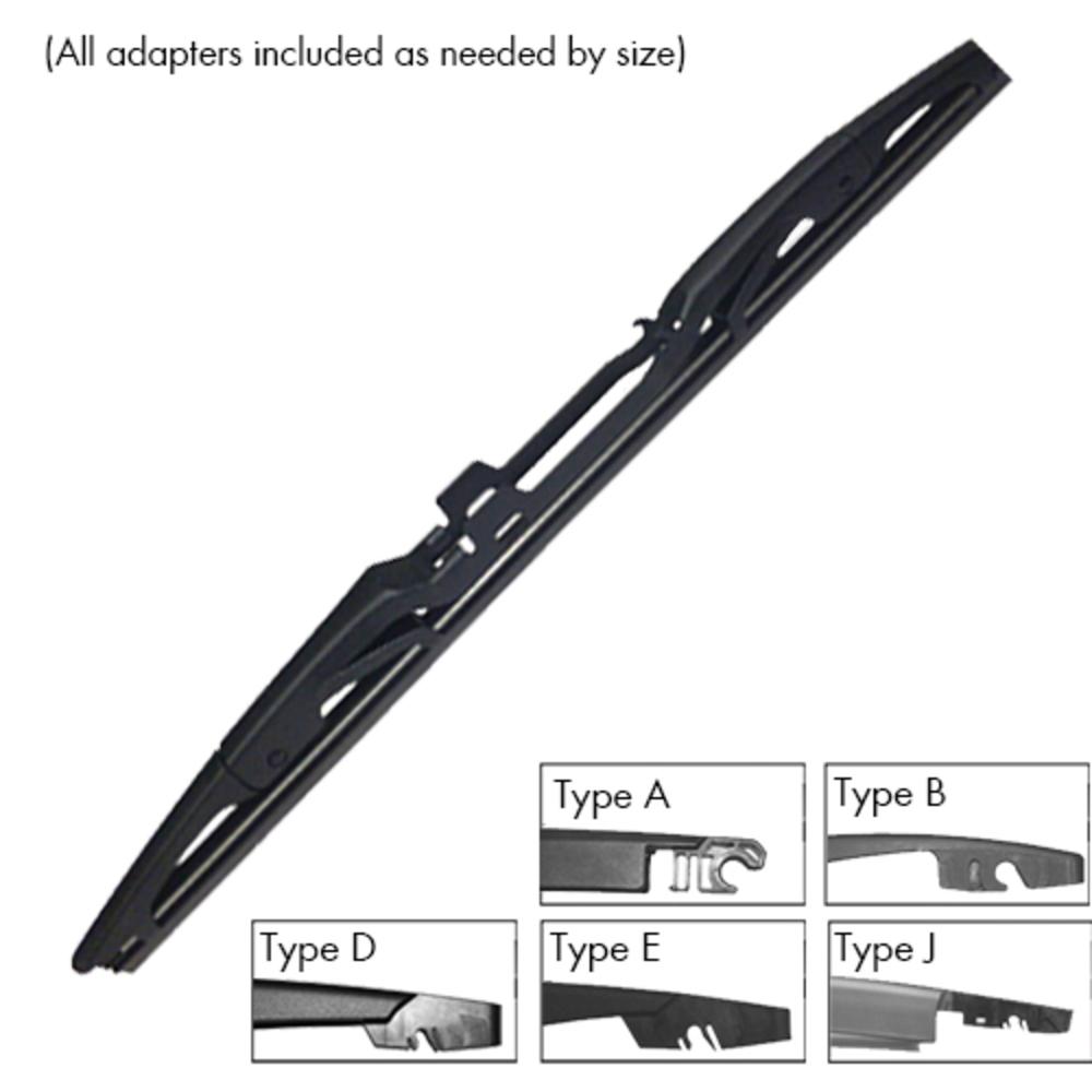 Wiper blades | Traditional Rear Wiper Blade 10In 254Mm – 2 Pack