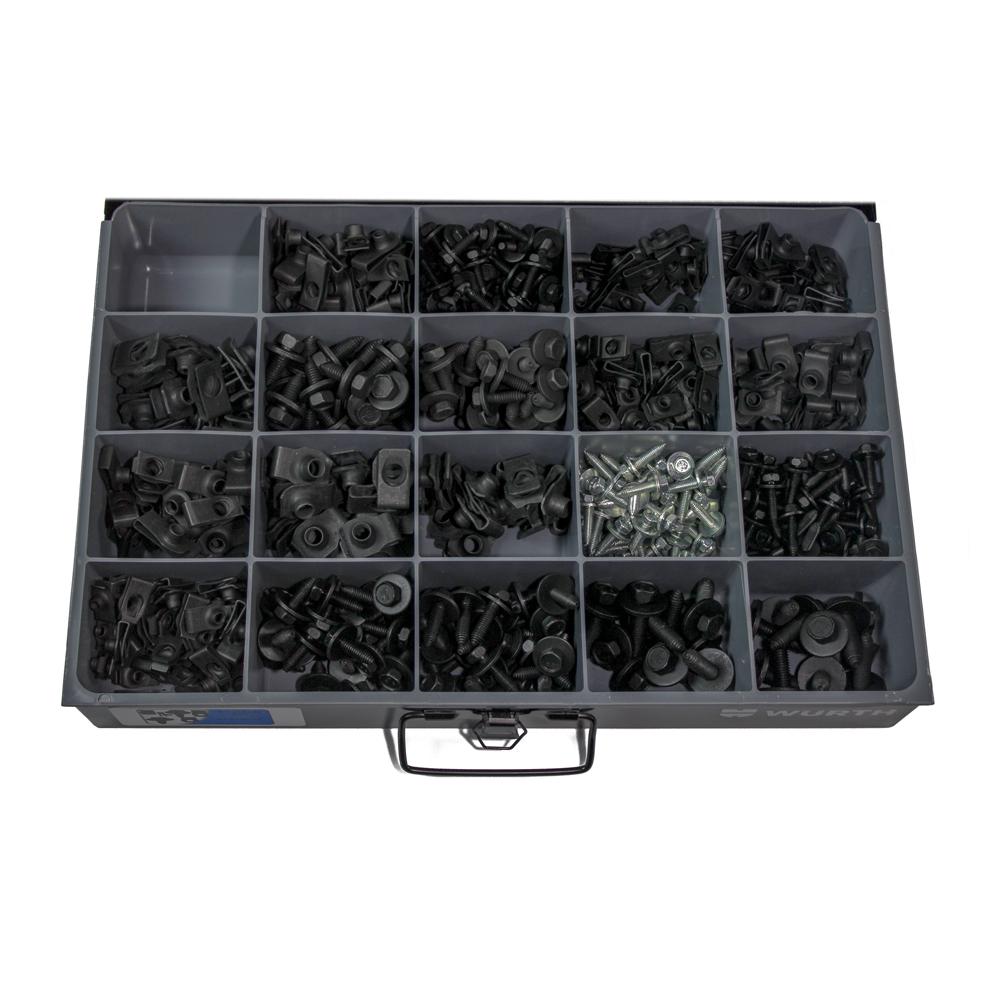 Fasteners | U-Nut and Body Bolt Assortment 575 Pcs