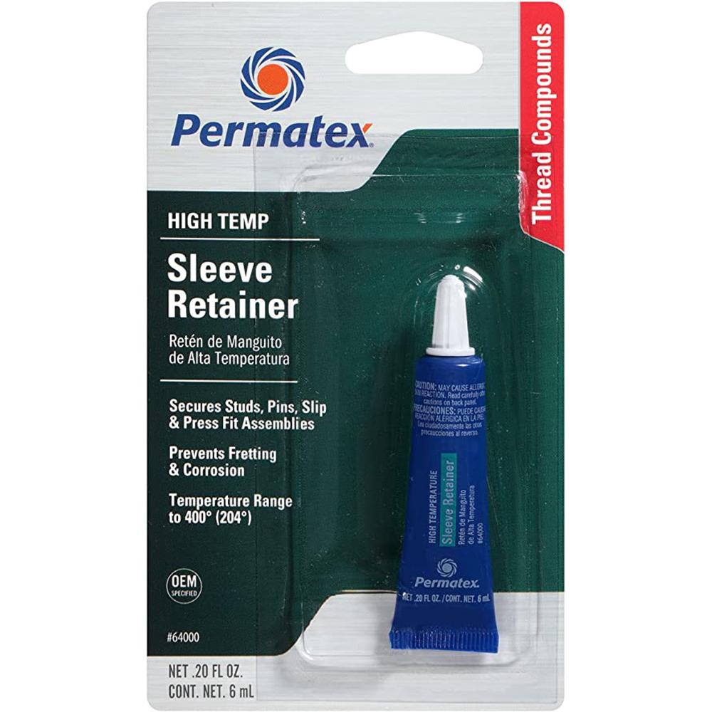 Adhesive and Bonding | Permatex High Temperature Sleeve Retainer, 6ml – 3 Pack